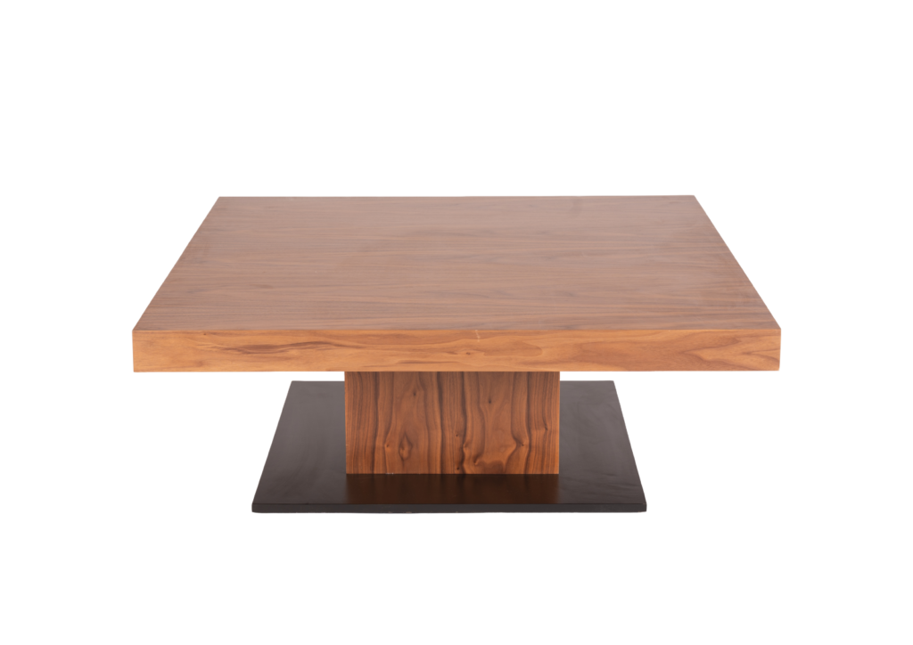 Table basse Contemporaine Noyer