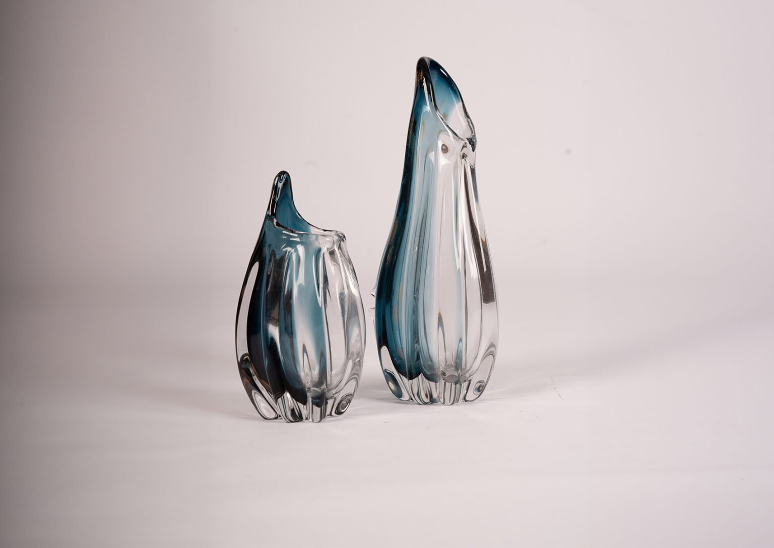 2 vases décoratifs craquelés