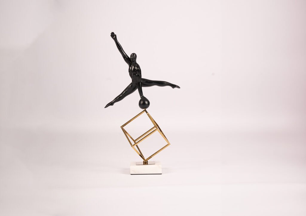 sculpture de gymnaste