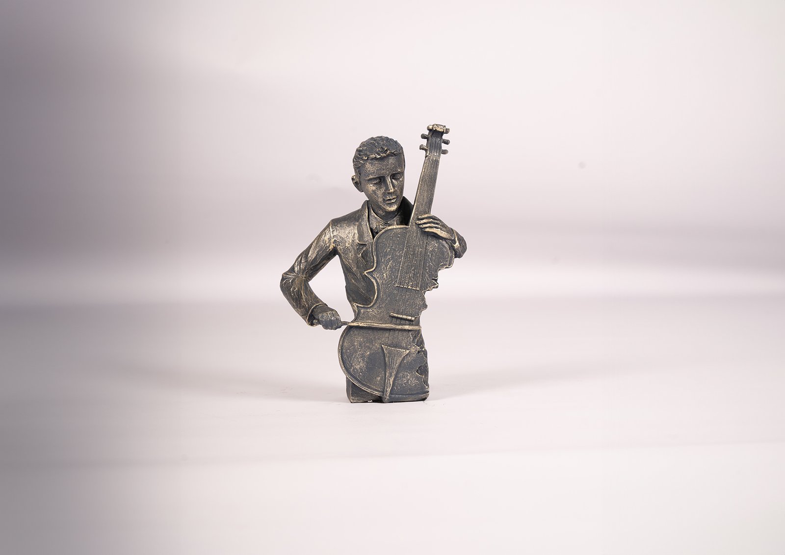 Sculpture décorative du violoniste